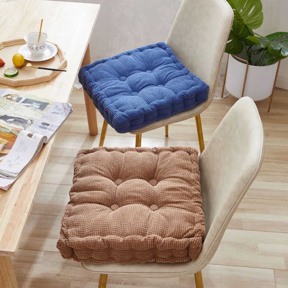 Pilates Yoga Chair - 瞑想用フロアスクエアピロー、床座り用、しっかりとしたタフテッド厚パッドクッション、ヨガ、バルコニーチェア、シートクッション、プーフ、방석