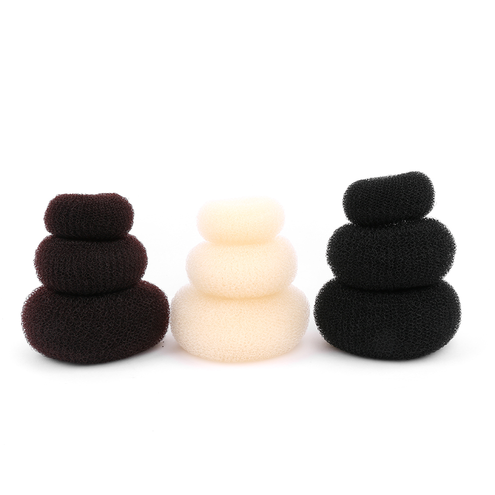 Pilates Ring Magic - 1pcドーナツサークル髪のロープヘアアクセサリースタイリングツールポニーテールホルダー弾性ヘアバンド髪のネクタイ女性ガール帽子