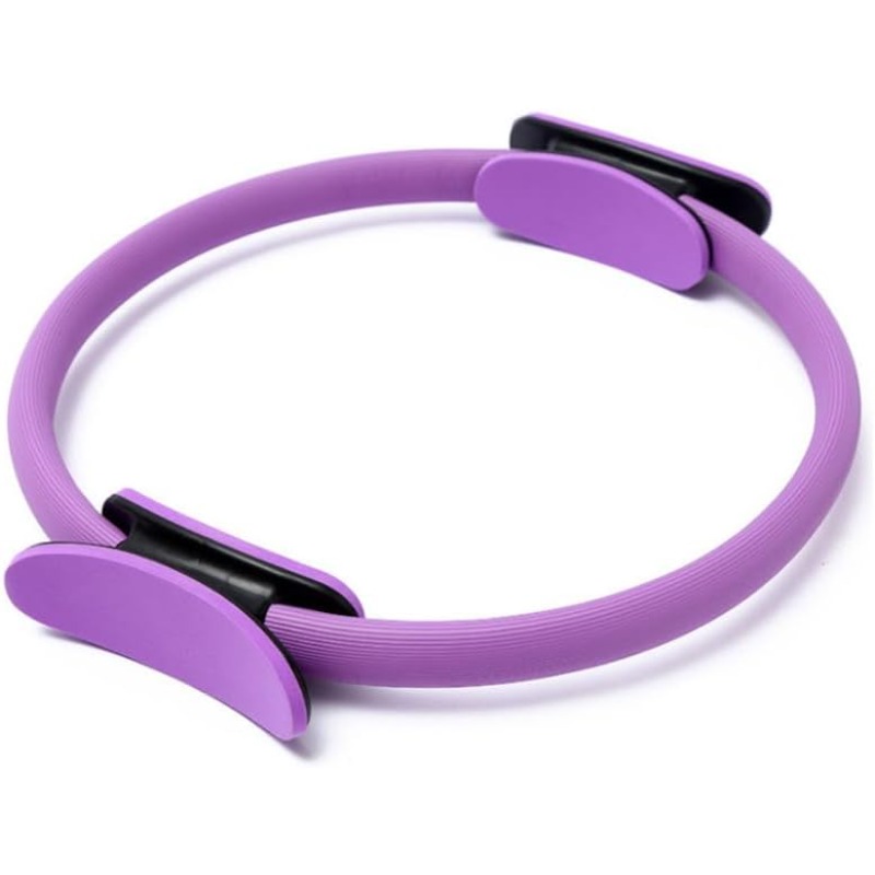 Pilates Ring Magic - ヨガピラティスリング 耐久性のある滑り止めエクササイズサークル マジックエクササイズサークル デュアルグリップ付き 太もも骨盤底筋トレーニング用