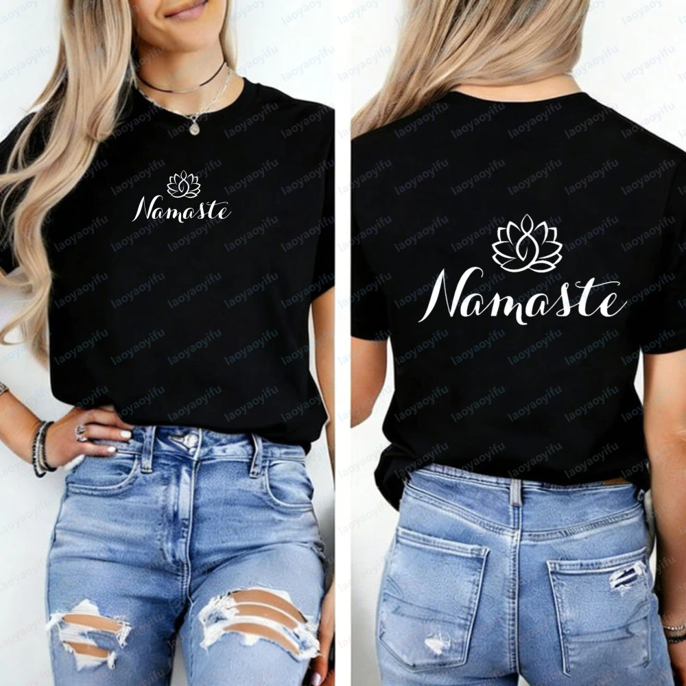 ナマステ Tシャツ トレンドヨガピラティスデザイン特別ギフト - Yoga Pilates Girl のレビューと価格