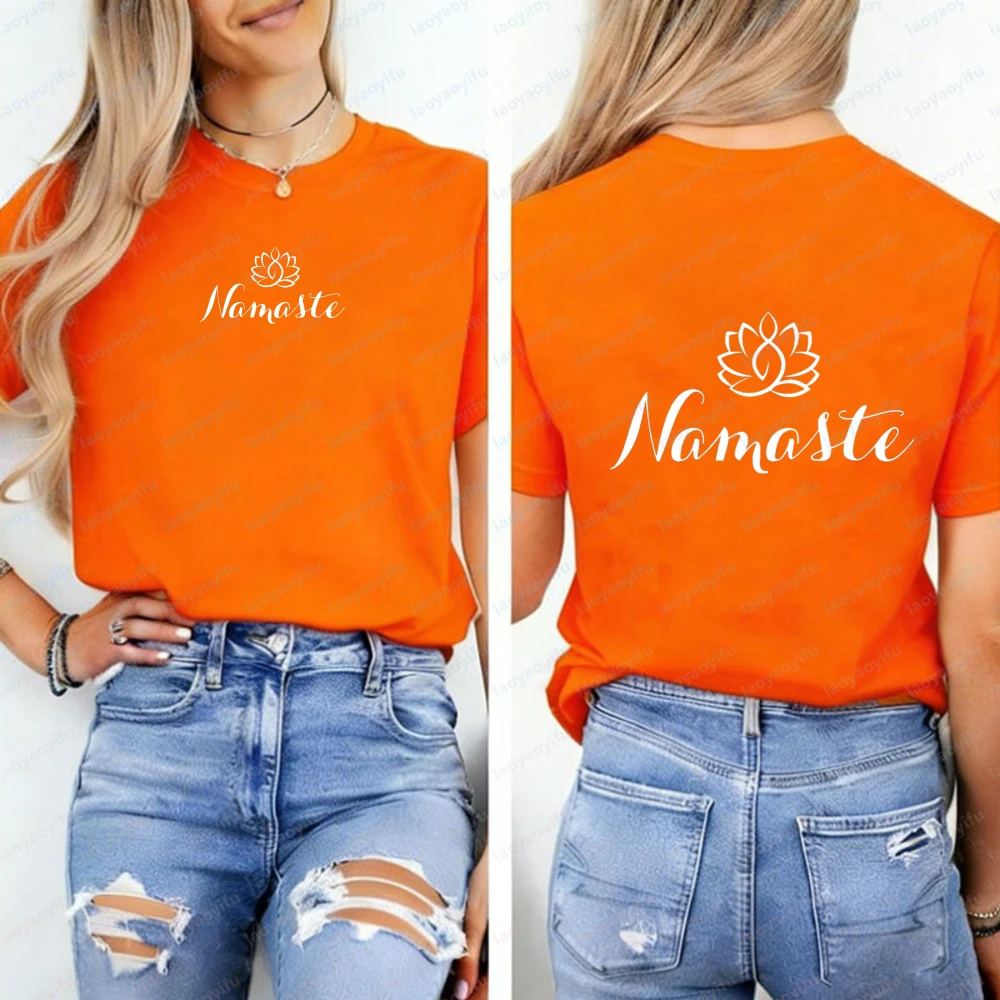ナマステ Tシャツ トレンドヨガピラティスデザイン特別ギフト - Yoga Pilates Girl のレビューと価格