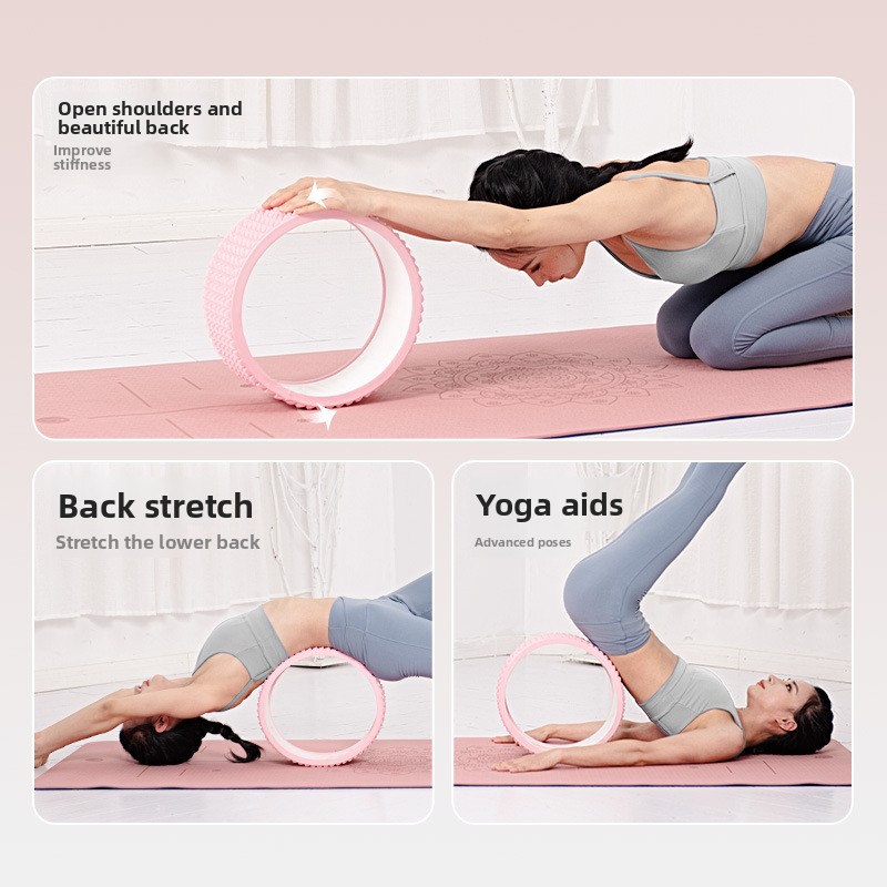 ヨガホイール初心者向けバックベンドトレーナーオープンバックヨ - Yoga Wheel Dharma のレビューと価格