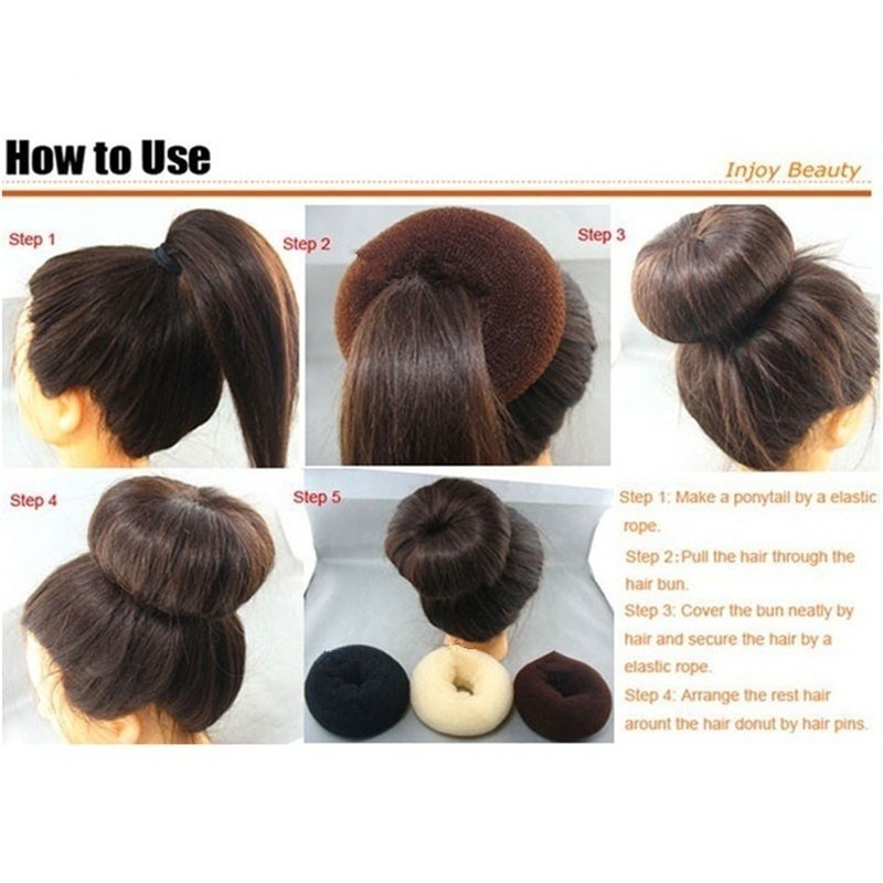 4個入り女性用ヘアバンメーカーセット、4サイズのドーナツ型マ - Pilates Ring Magic のレビューと価格