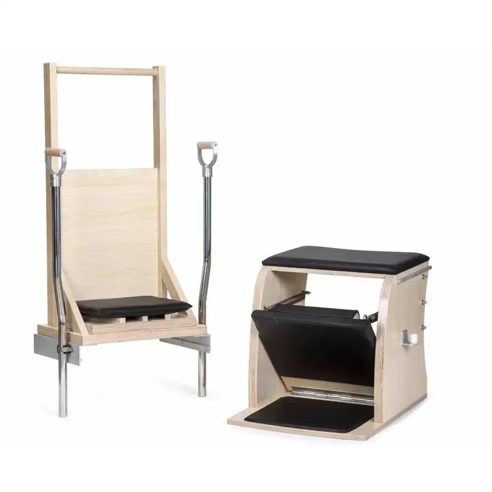 丈夫で持ち運びやすく、高品質なヨガエクササイズ器具、木製のウ - Pilates Yoga Chair のレビューと価格