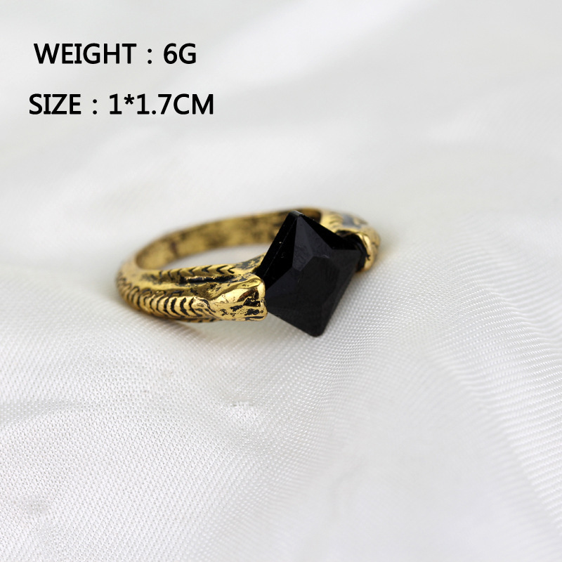 ヴィンテージホークルックススタイルリング、ブラッククリスタル - Pilates Ring Magic のレビューと価格