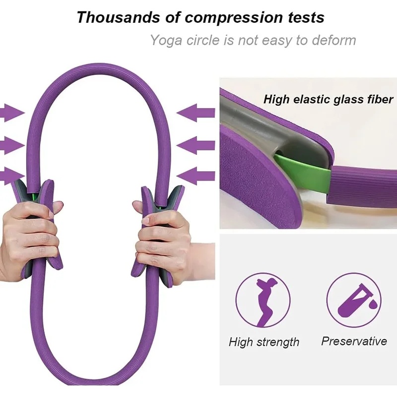 1Pc ノンスリップヨガピラティス抵抗リングフィットネス整形 - Pilates Ring Magic のレビューと価格