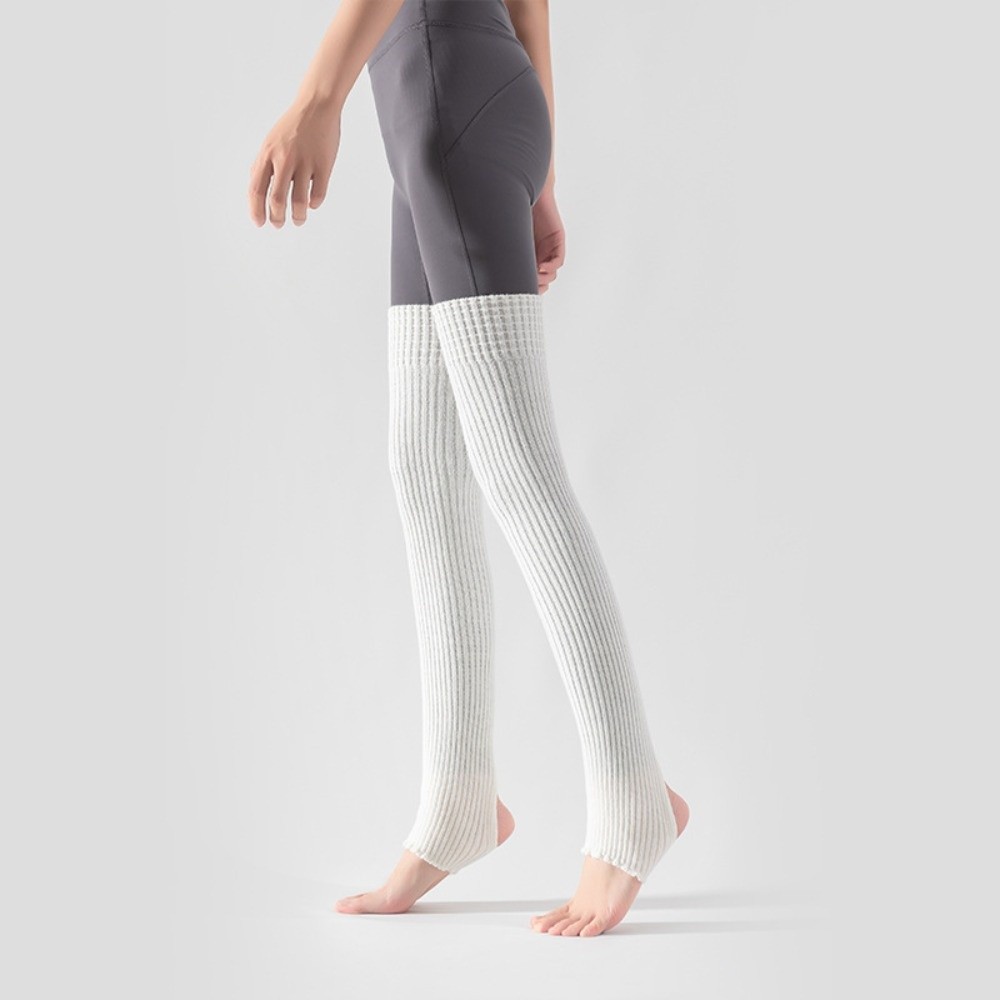 エクササイズ用ニーハイバレエレッグウォーマーフットカバーソフ - Yoga Pilates Girl のレビューと価格