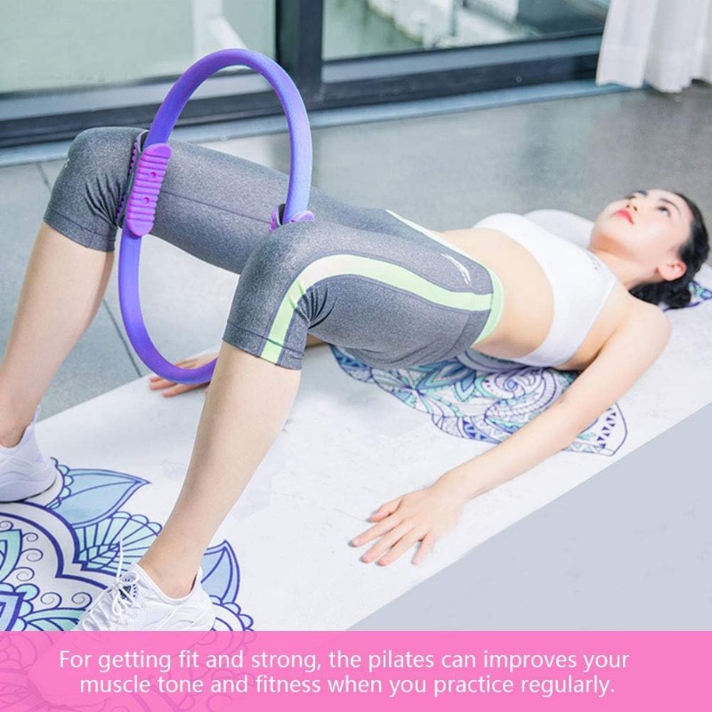 ヨガピラティスリング 耐久性のある滑り止めエクササイズサーク - Pilates Ring Magic のレビューと価格